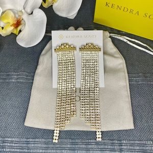 Kendra Scott Gold Olympia Statement Earrings